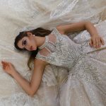 Swarovski beading luxurious empire wedding dress - Image 6