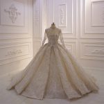Full Swarovski stoning luxurious empire wedding dress - Image 6
